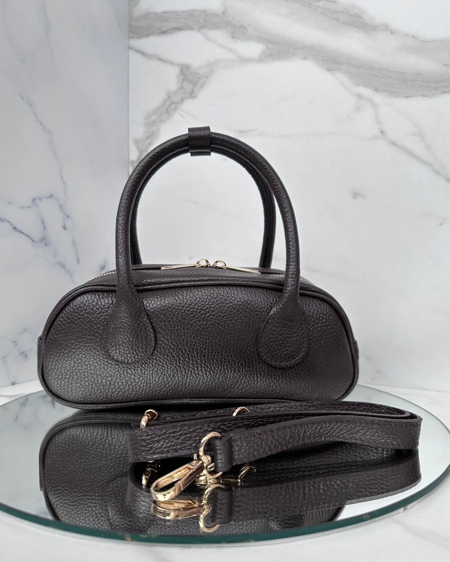 BRS451 - BRS451 BORSA BAGUETTE VERA PELLE