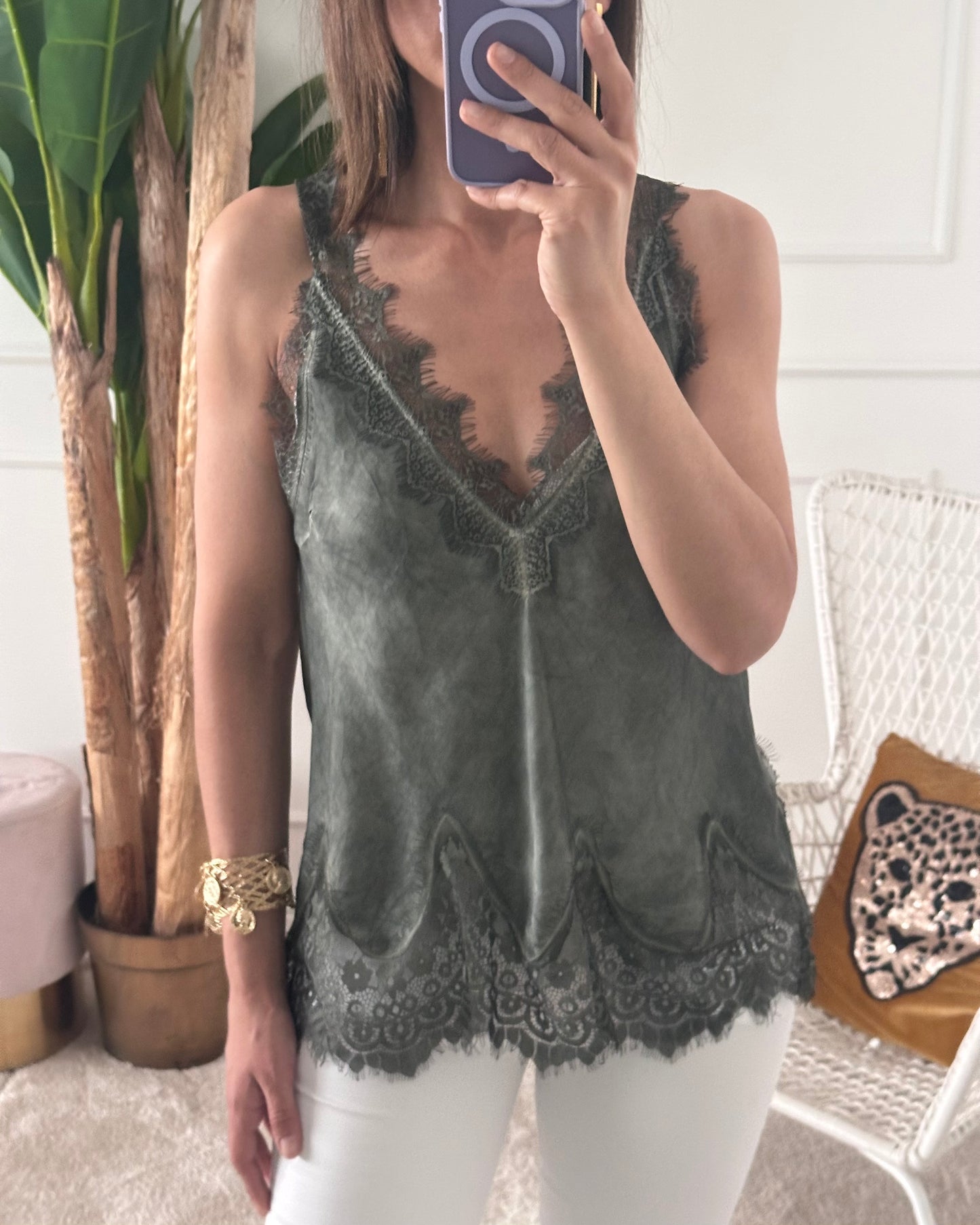 22355 TOP IN VISCOSA IN PIZZO