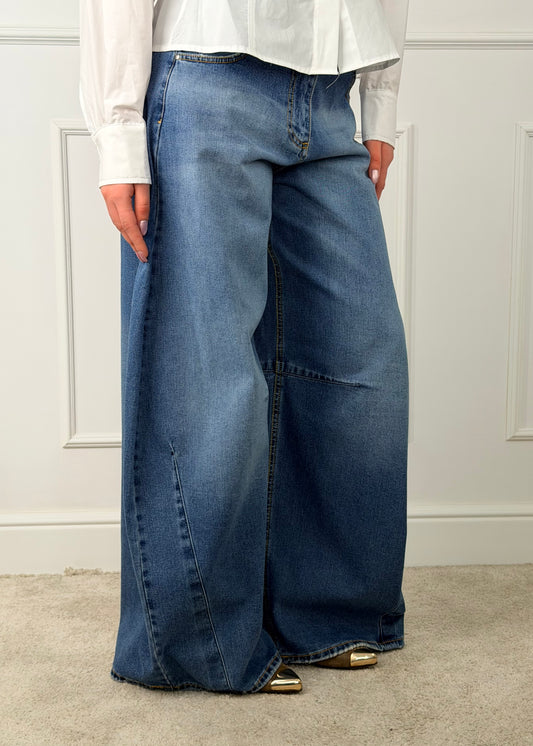 P314J119W671 - TENSIONE IN DENIM SCURO LOUVRE