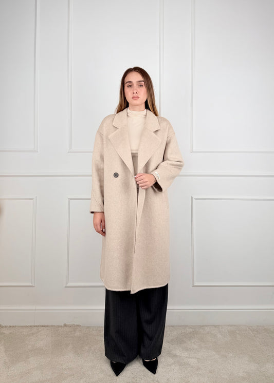 R607610 - BREND CAPPOTTO OVER MISTO LANA DOPPIOPETTO HAND MADE