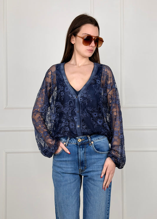 81549 - CARDIGAN IN MORBIDO PIZZO