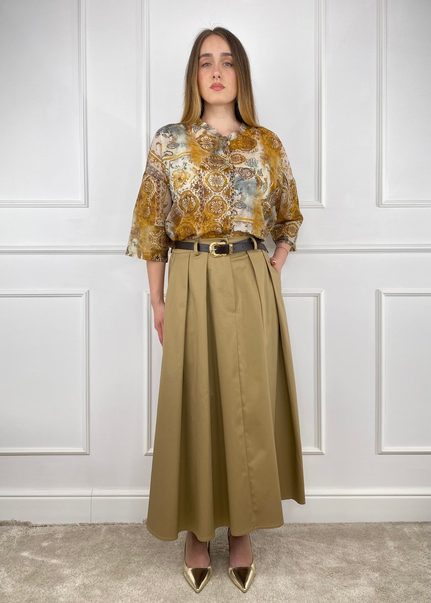 PE260159 - TENSIONE IN GONNA TRAPEZIO