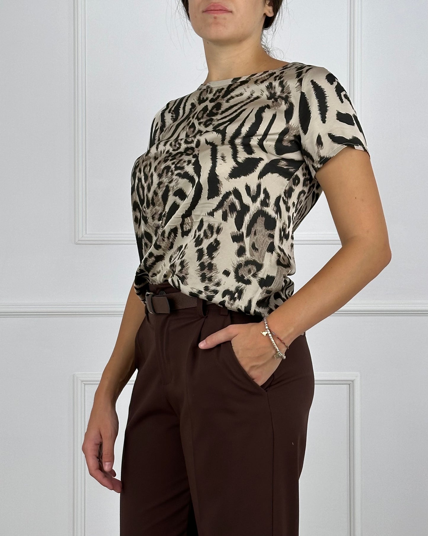 C347 - C347 MY-D BLUSA ANIMALIER
