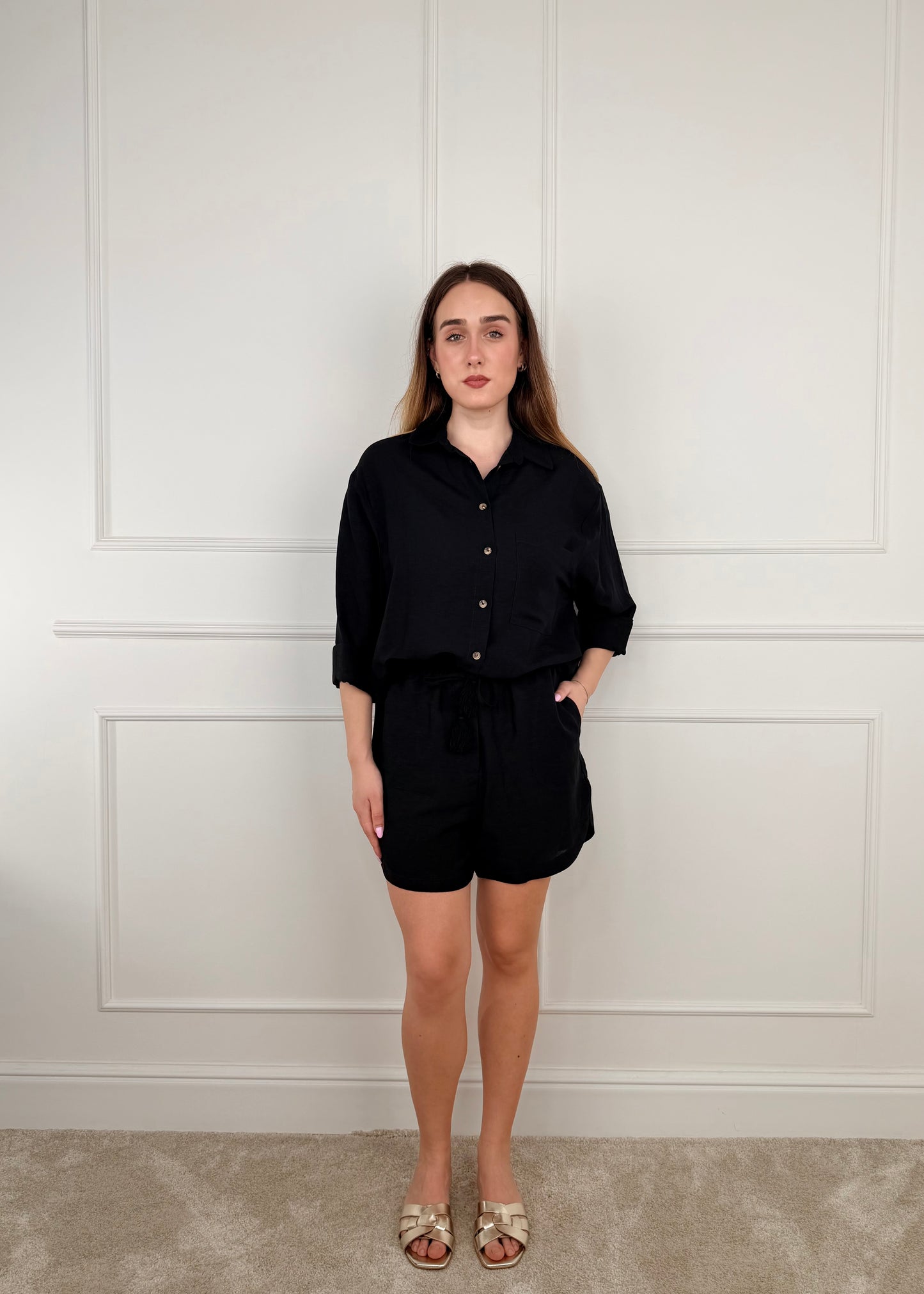 26C5369 - TENSIONE IN COMPLETO BERMUDA E CAMICIA
