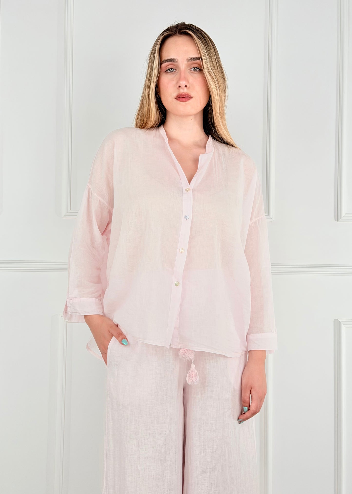 S26CL68 - S26CL68 TENSIONE IN CAMICIA IN MUSSOLA DI COTONE L