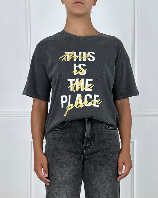 FIT10013 - T-SHIRT THIS IS THE PLACE.