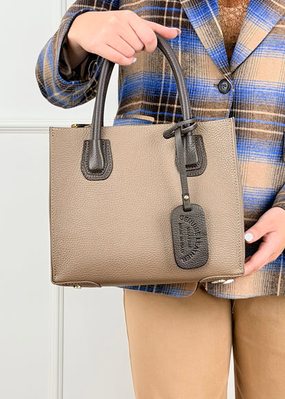 BRS • BORSA CARRIE VERA PELLE