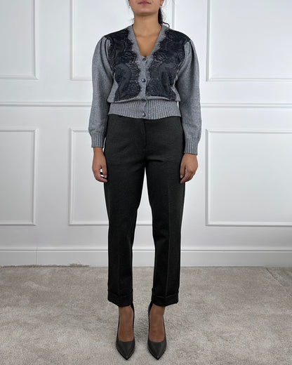 AI66759 - CARDIGAN CON PIZZO