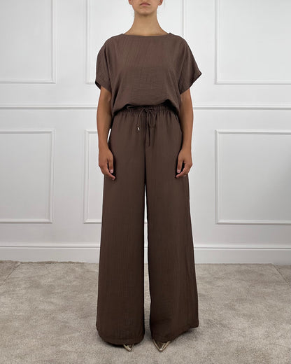 25C7816 - TENSIONE IN COMPLETO BLUSA E PANTALONE