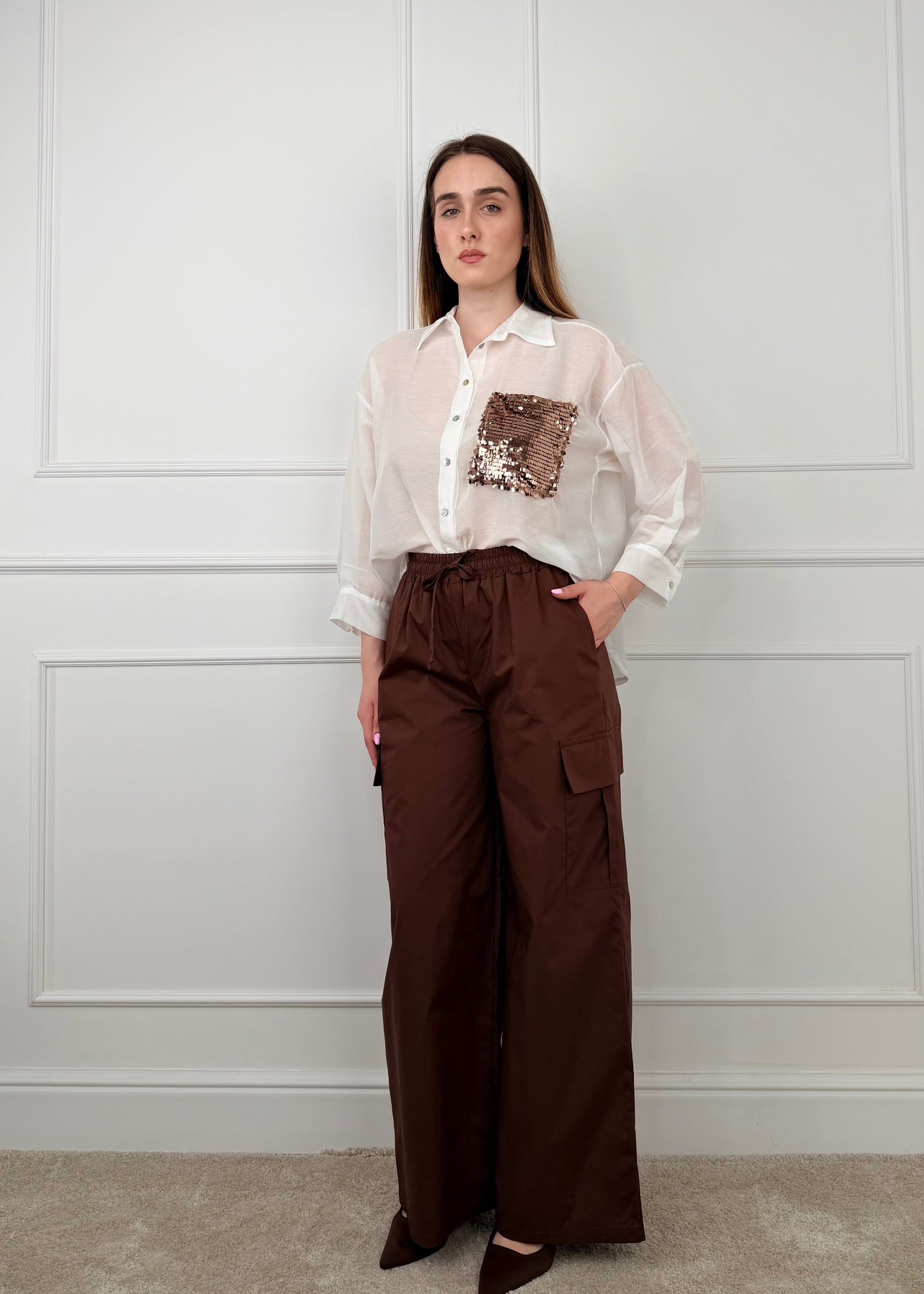 C28816 - BREND PANTALONE CARGO IN COTONE