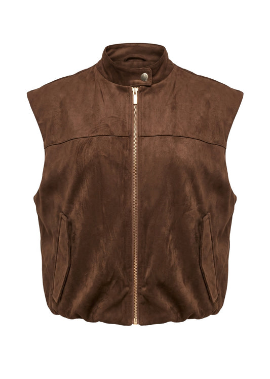 60005WF - GIORGIA & J GILET EFFETTO DAINETTO