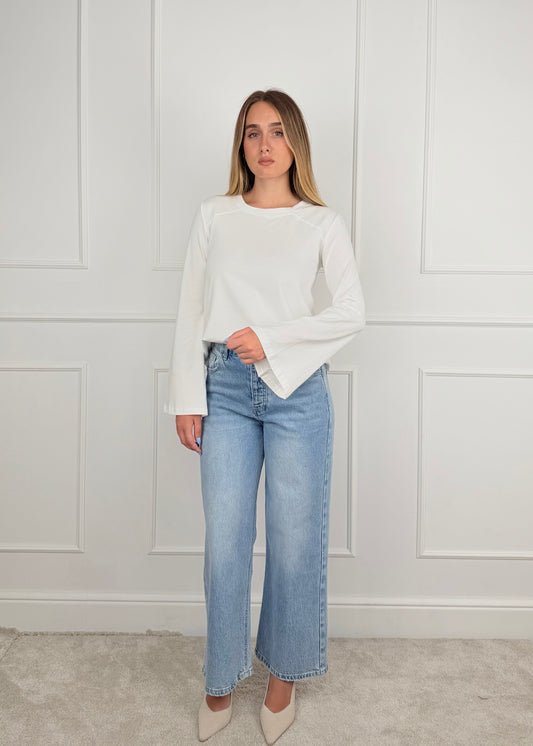 OG02317 - MY-D T-SHIRT MANICA LUNGA A CAMPANA