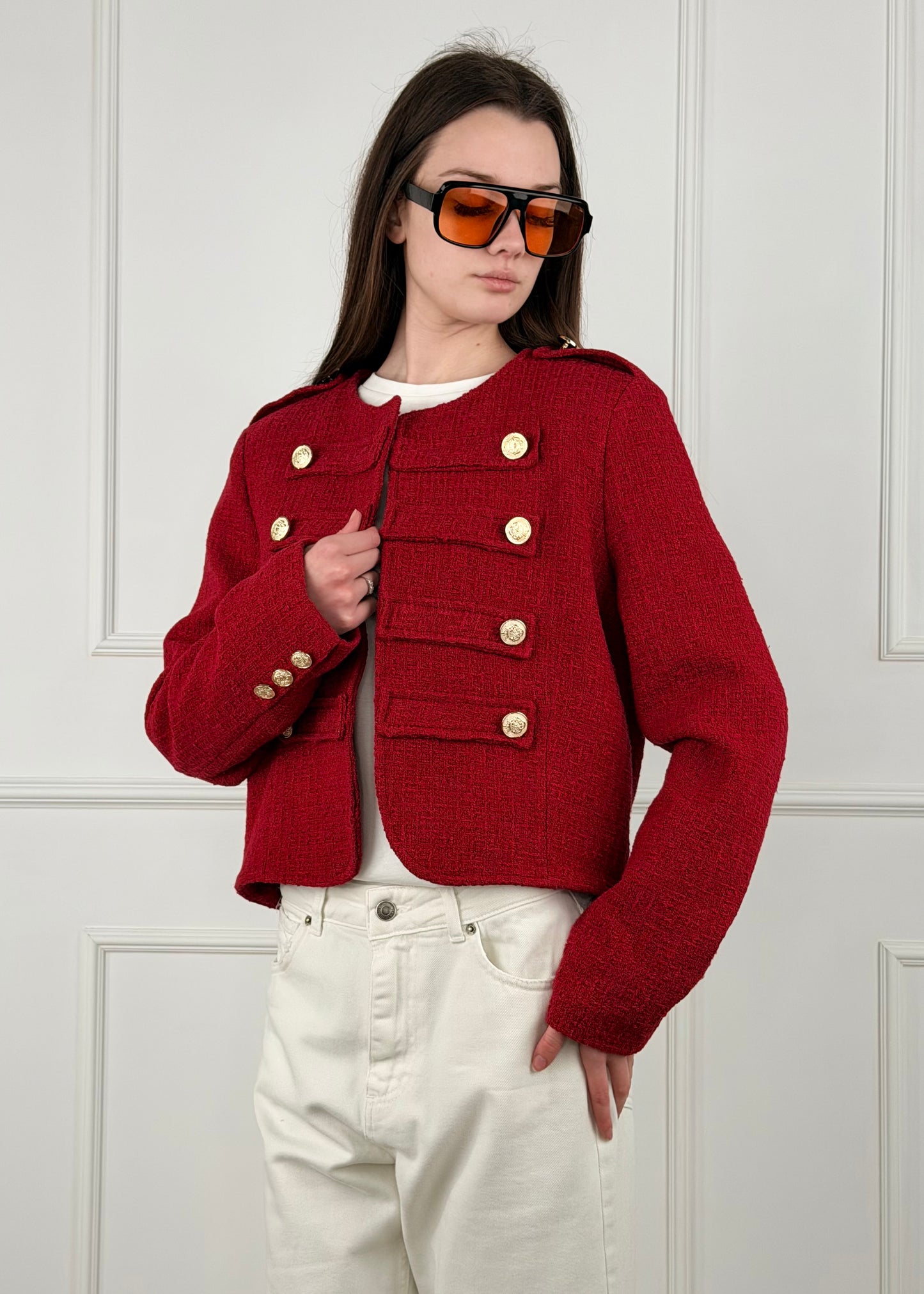 26B3718 - TENSIONE IN GIACCA NAPOLEONE IN BOUCLE