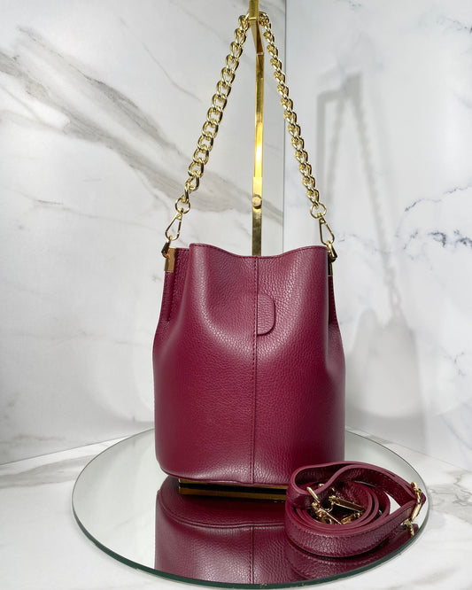 BRS488 - BRS488 BORSA SECCHIELLO VERA PELLE