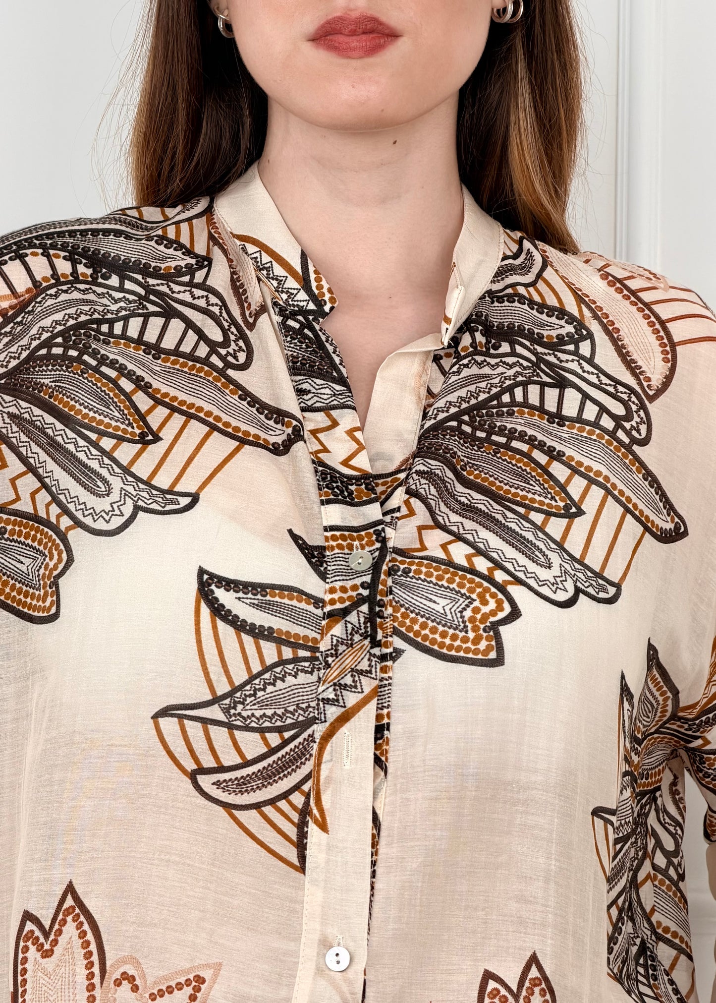 SP26222 - CAMICIA COTONE E SETA