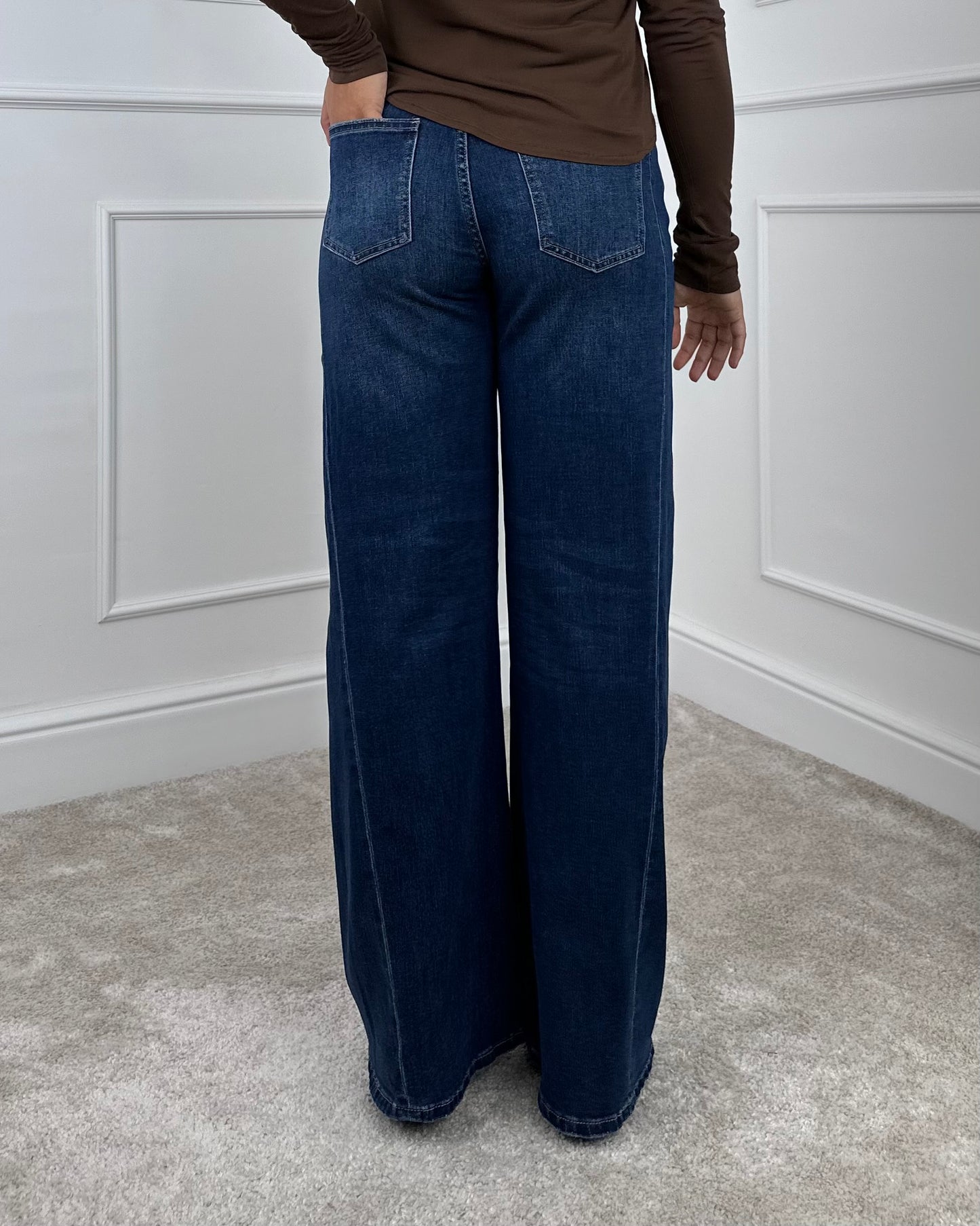 3D9240 - DENIM PALAZZO