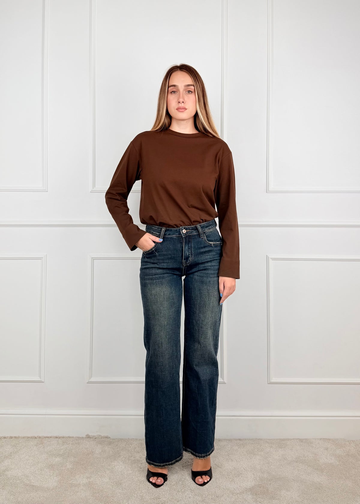 PVDT3672T - MY-D DENIM STRAIGHT WASHED