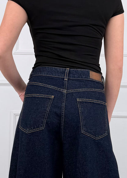 P314J110W000 - TENSIONE IN DENIM LOUVRE LAVAGGIO SCURO