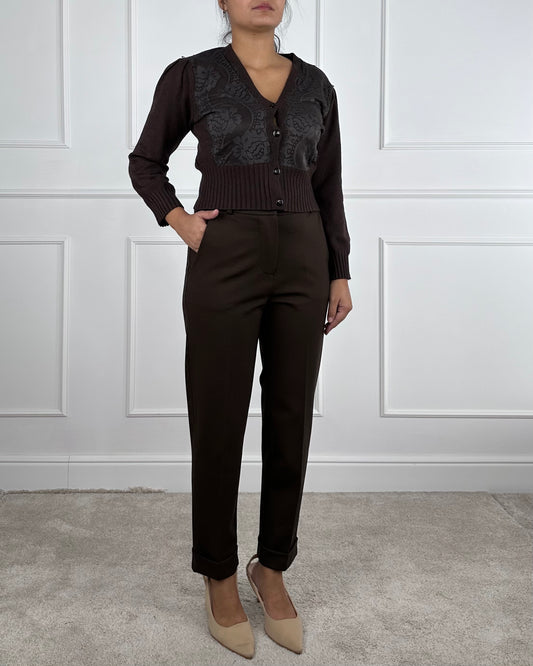 AI66759 - CARDIGAN CON PIZZO