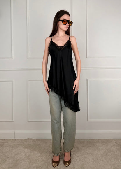 2356 - TOP LUNGO CON PIZZO