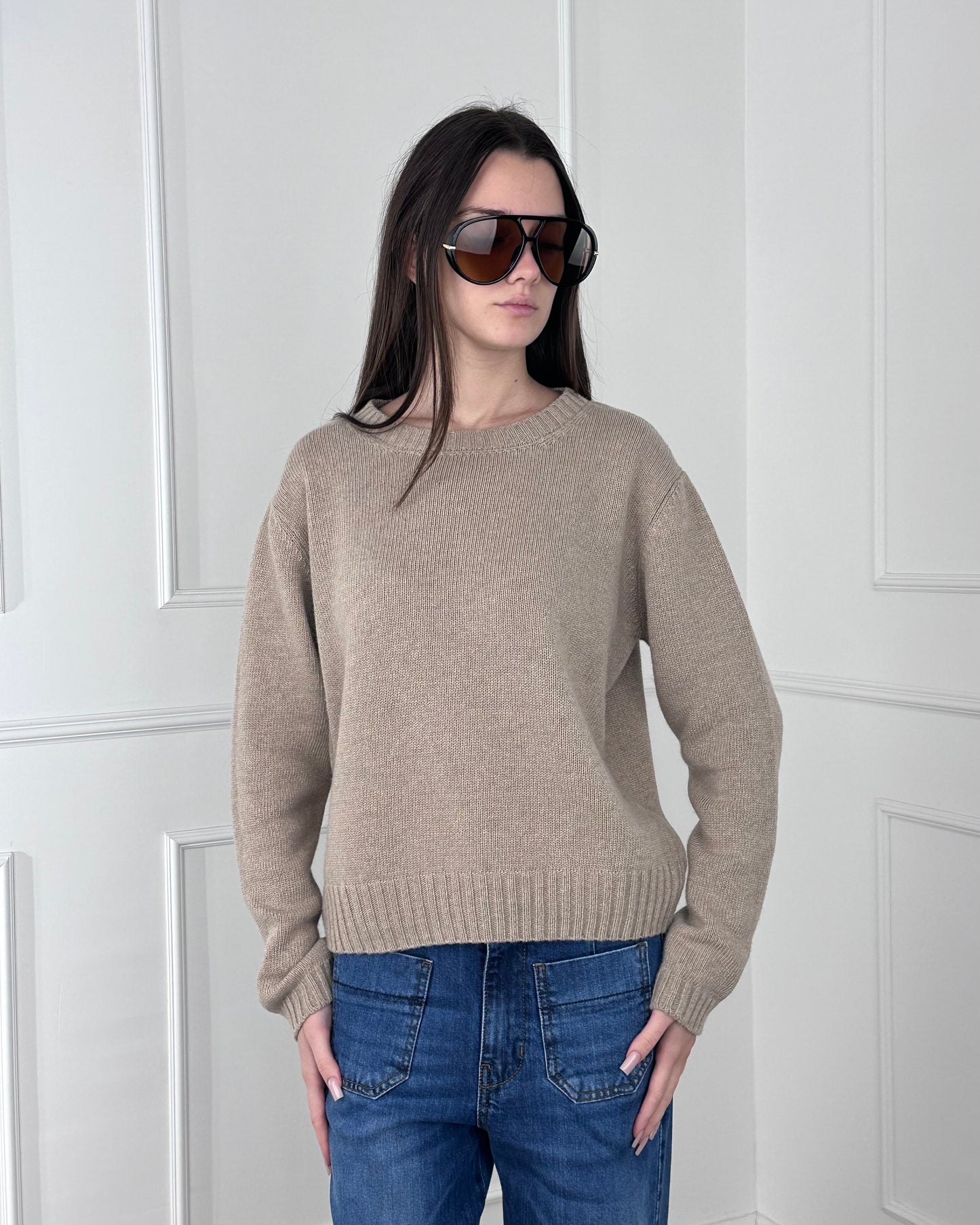 L102572 - BREND MAGLIA MISTO LANA E CASHMERE
