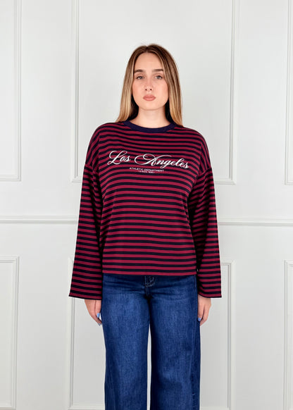 H522677S - BREND MAGLIA A RIGHE LOS ANGELES