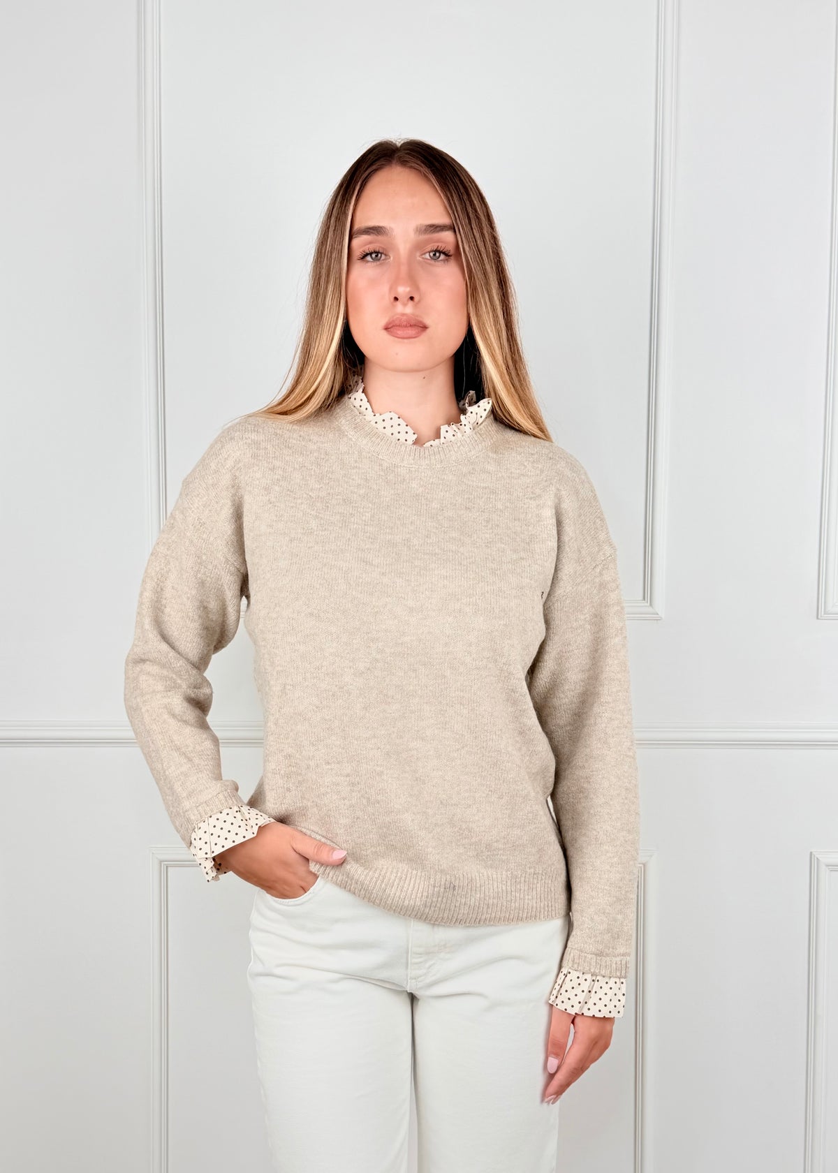 BD200A - MAGLIA DETTAGLIO POIS