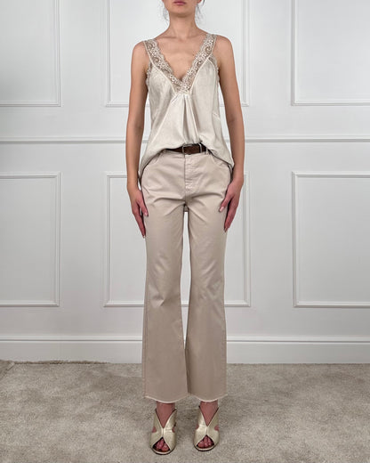 213361 - TOP IN VISCOSA SPALLINA IN PIZZO