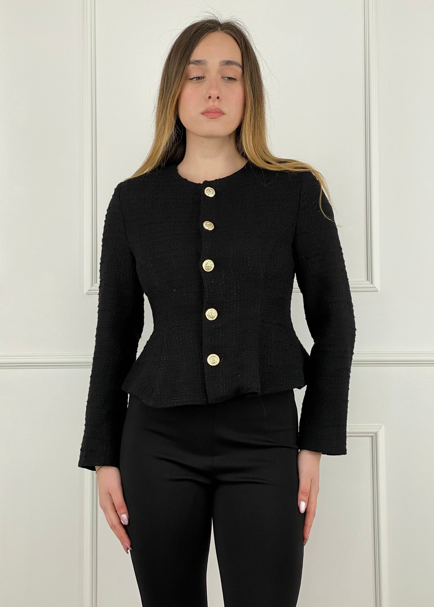 26B4446 - TENSIONE IN GIACCA BOUCLÈ AVVITATA