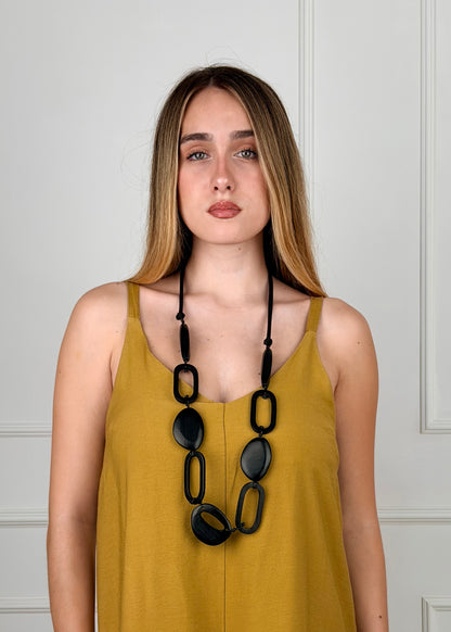 CLN • COLLANA  CERCHI NERI