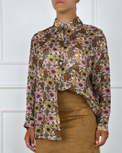 T1972 - CAMICIA FIORI DI CAMPO