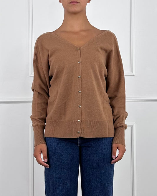 WL544AI25 - TENSIONE IN MAGLIA/CARDIGAN BOTTONI SUL RETRO