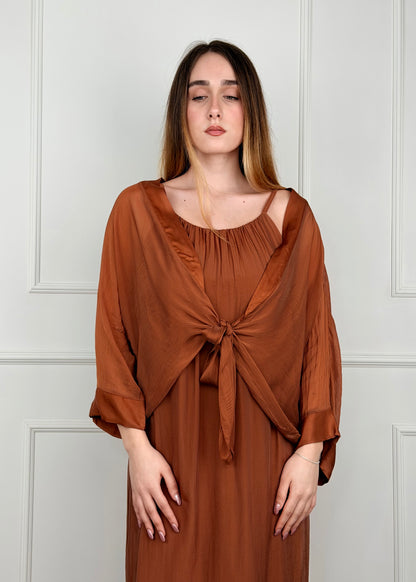 BH7138 - BOLERINO IN MISTO SETA E VISCOSA