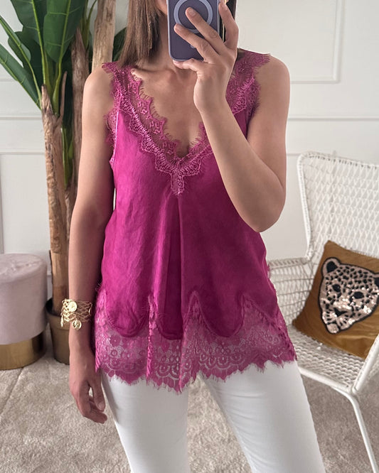 22355 TOP IN VISCOSA IN PIZZO