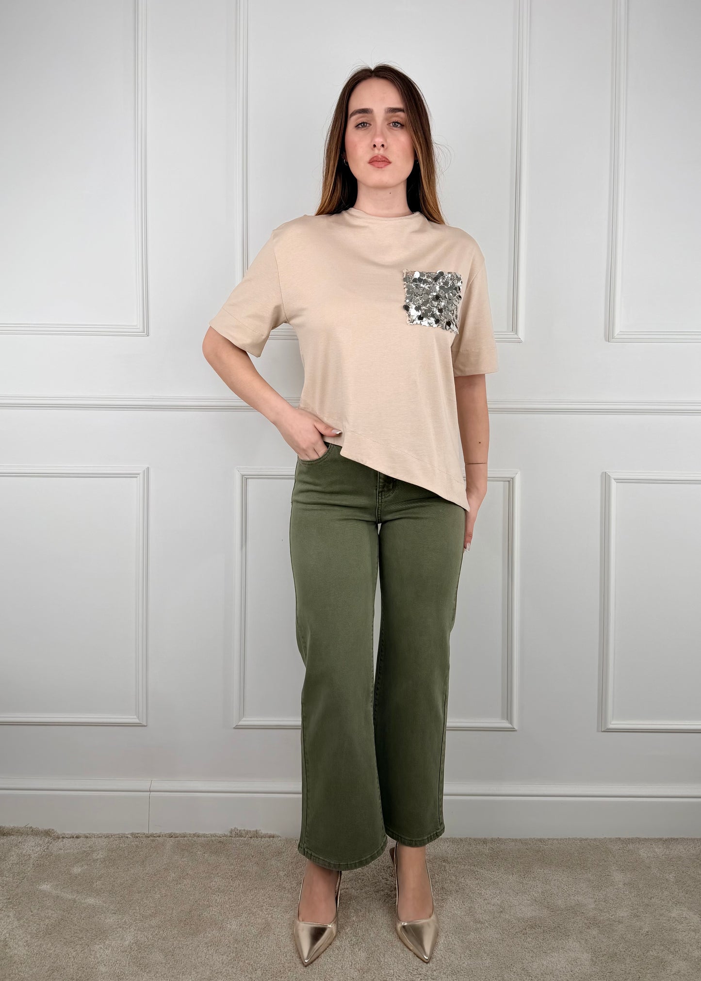 N126941 - BREND PANTALONE GAMBA DRITTA