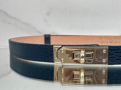 CNT22 CINTURA VERA PELLE REGOLABILE