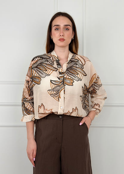 SP26222 - CAMICIA COTONE E SETA