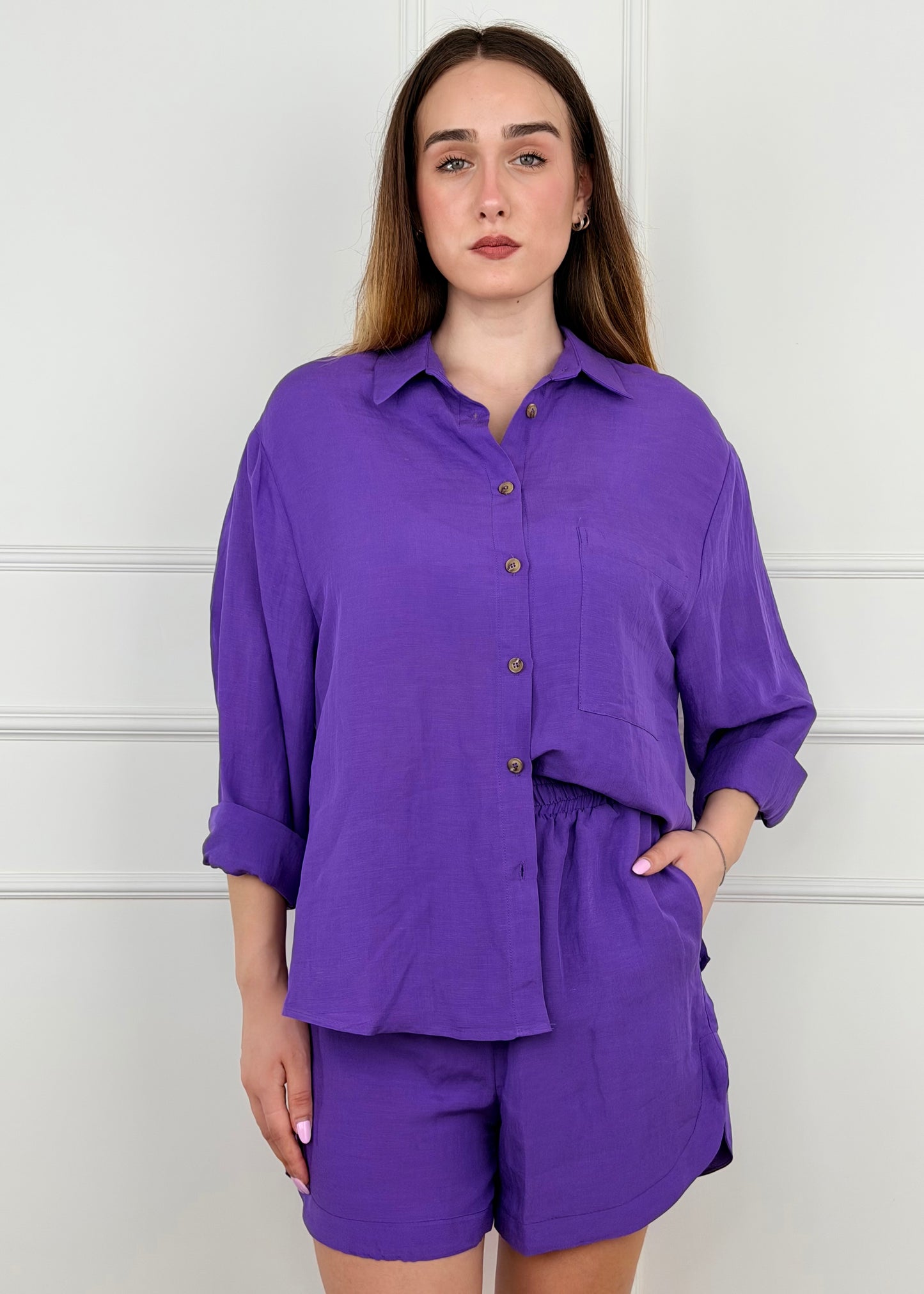 26C5369 - TENSIONE IN COMPLETO BERMUDA E CAMICIA