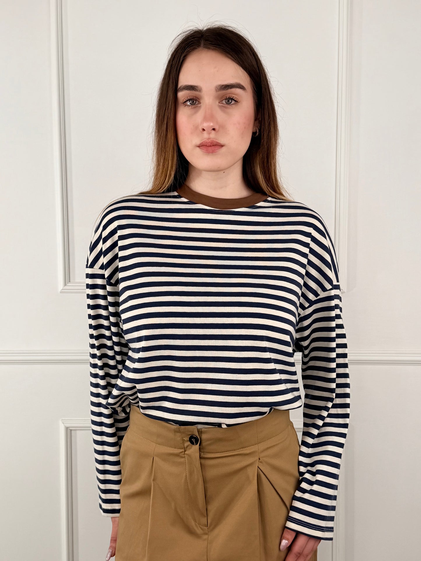 26M4116 - TENSIONE IN T-SHIRT FANTASIA RIGHE