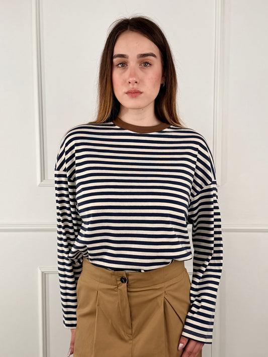 26M4116 - TENSIONE IN T-SHIRT FANTASIA RIGHE