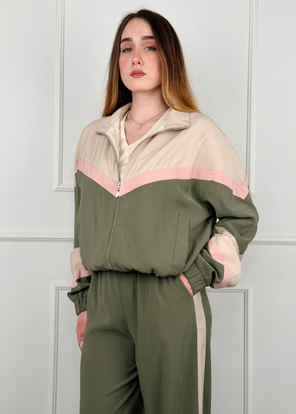 26B4568 - TENSIONE IN BOMBER IN CUPRO DI VISCOSA BIC