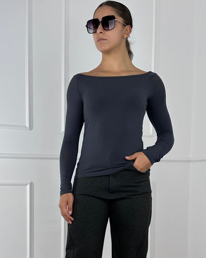 F60489 - MAGLIA SCOLLO BARCA