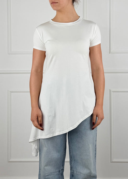 OG99743 - MY-D T-SHIRT TAGLIO ASIMMETRICO