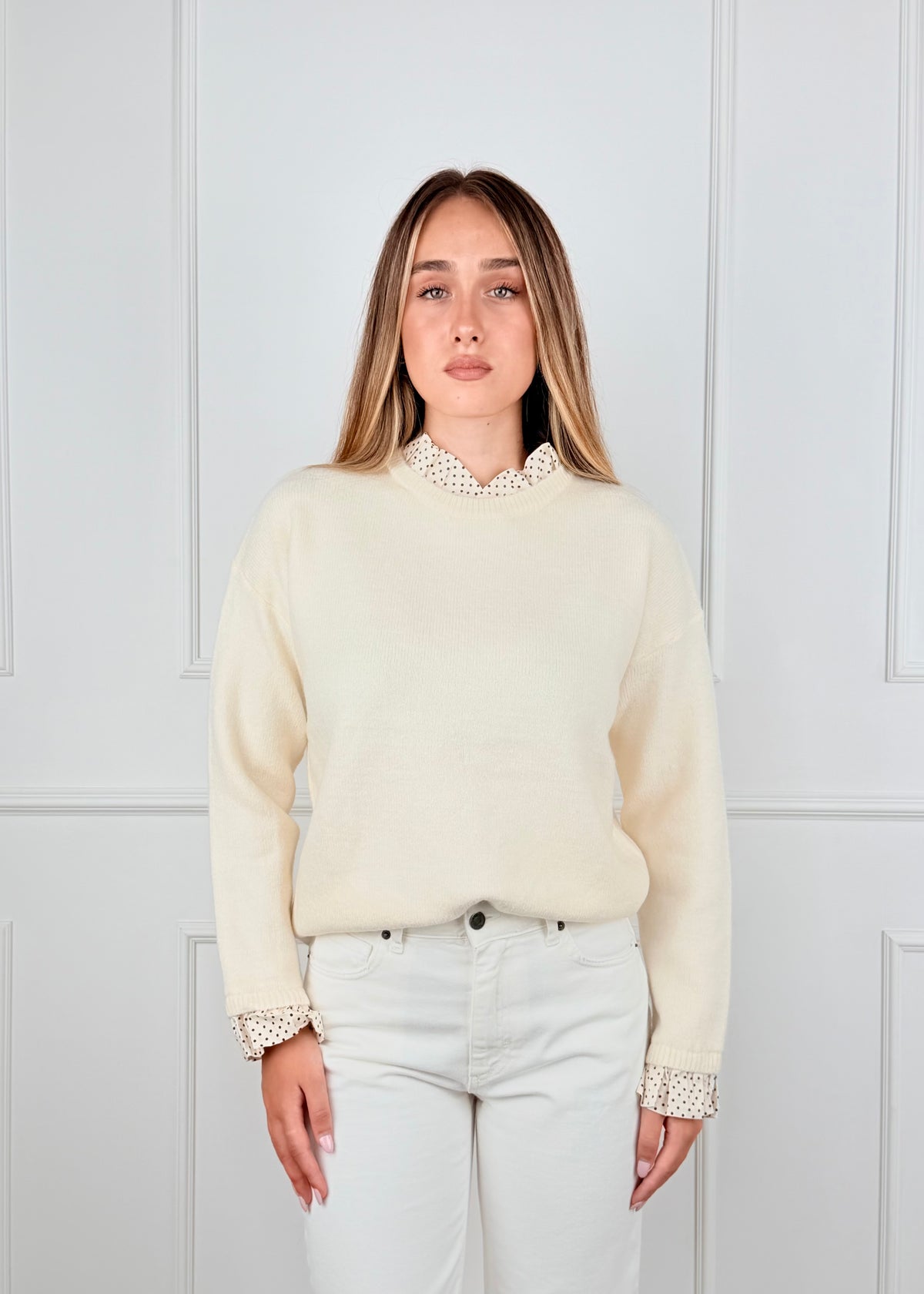BD200A - MAGLIA DETTAGLIO POIS