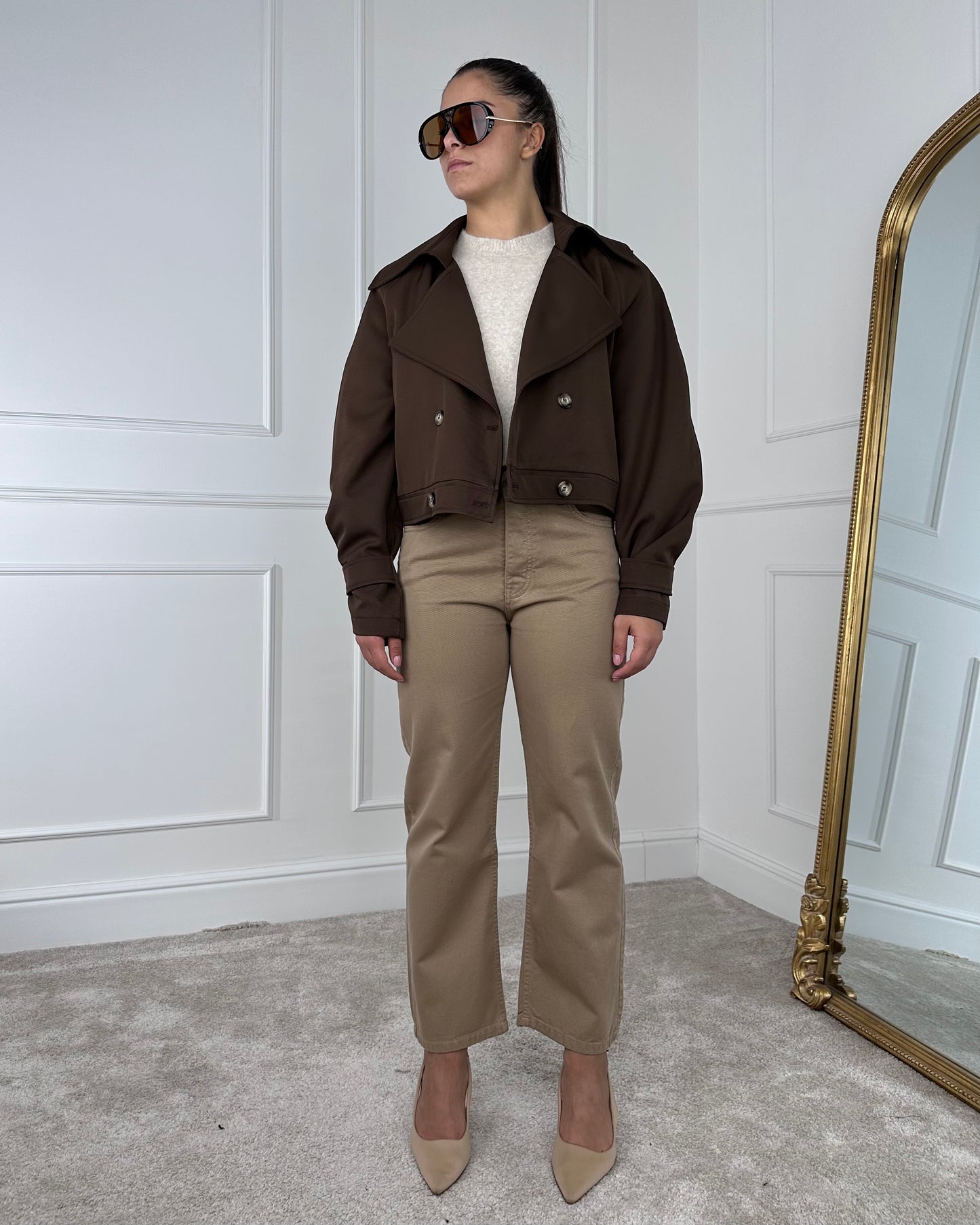 Y44CROP14 - BREND DENIM GAMBA DRITTA