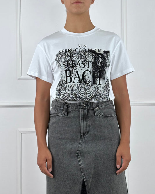 M5101 - M501 T-SHIRT CON PIZZO
