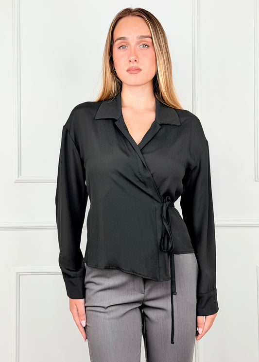 A8879 - CAMICIA IN CREPE DI VISCOSA