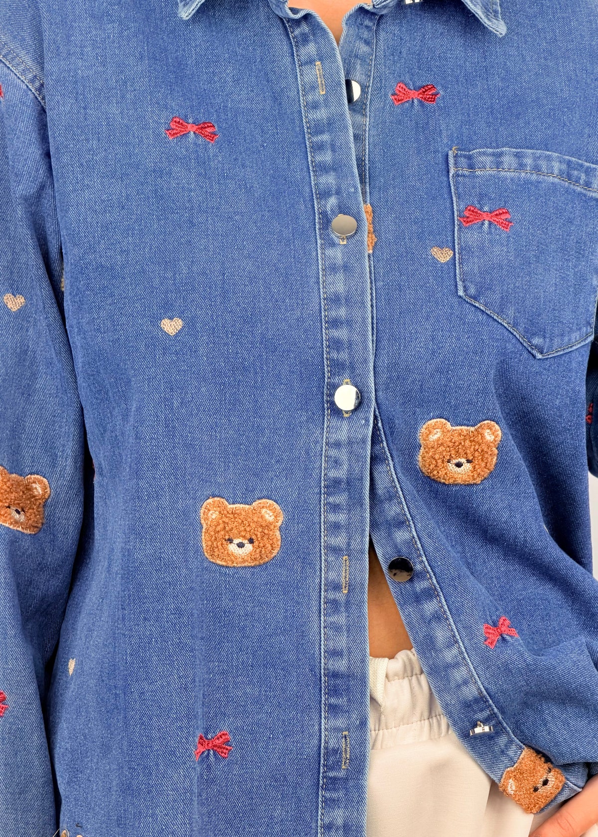 MF3088 - CAMICIA ORSETTI DENIM