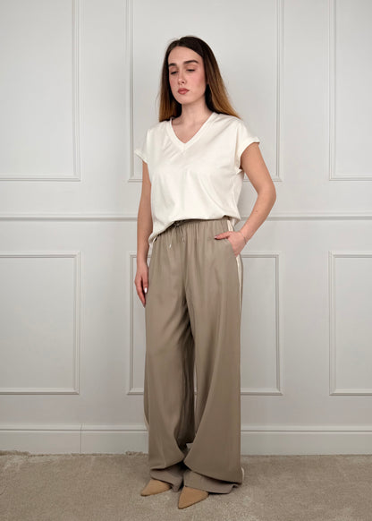 26P4584 - TENSIONE IN PANTALONE IN CUPRO DI VISCOSA