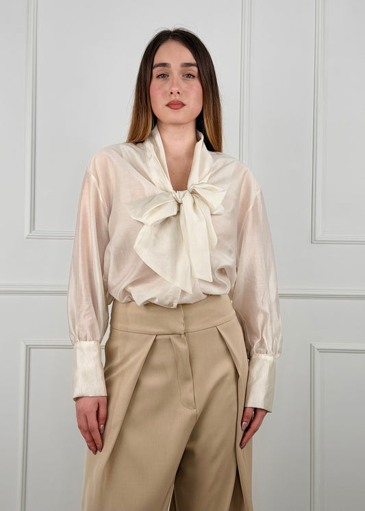 PE260140 -  TENSIONE IN CAMICIA CON FIOCCO